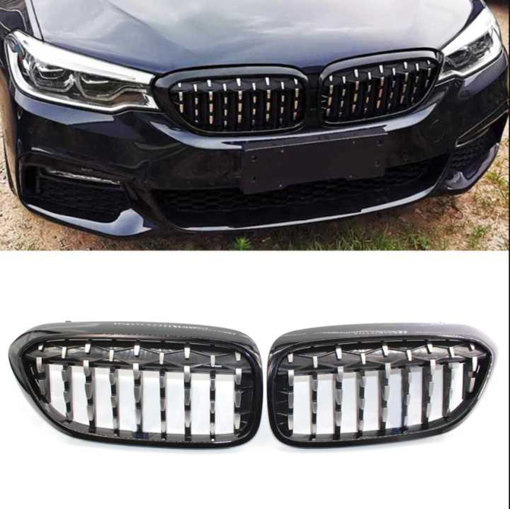 Bmw G30 Diamond Ön Panjur Böbrek Seti 5 Serisi (2017-2020) Krom çerçeve